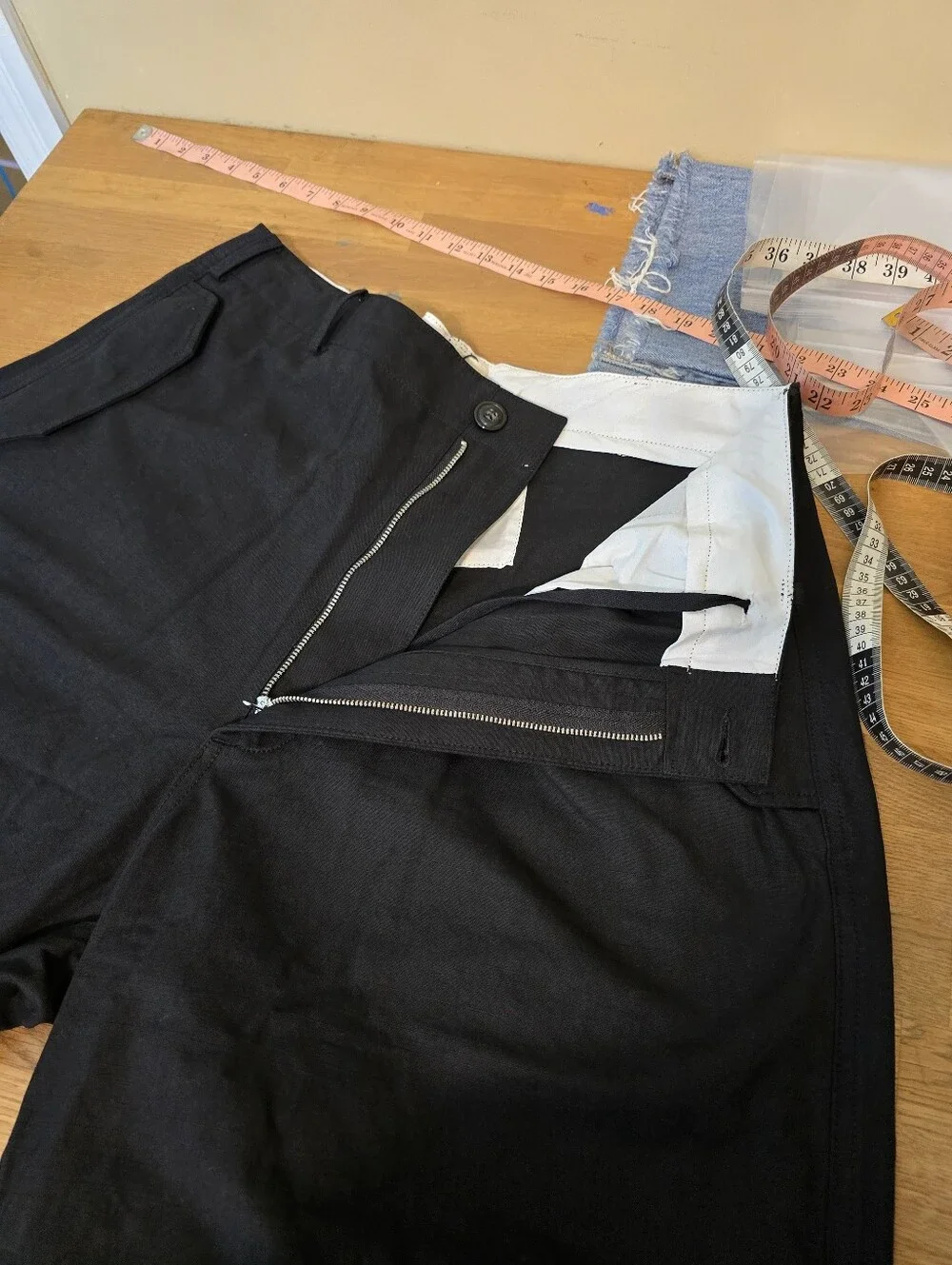 K-TWO Studios Los Angeles Utility Parachute Pants Black Wide Leg Cargo Pants XL